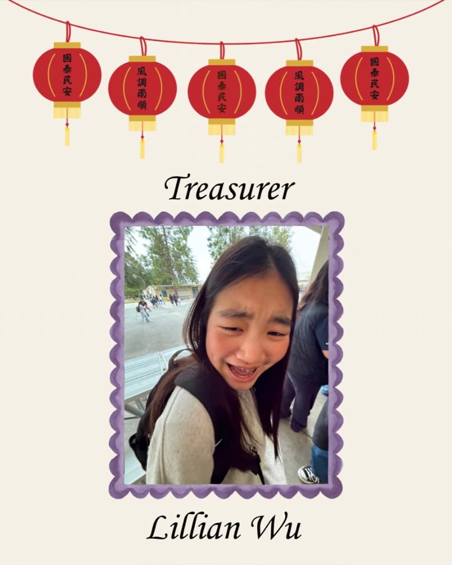 Lillian Wu, Treasurer